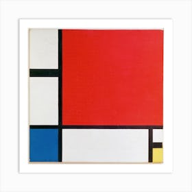 Composition With Red, Blue, And Yellow (1930), 1, Piet Mondrian Art Print