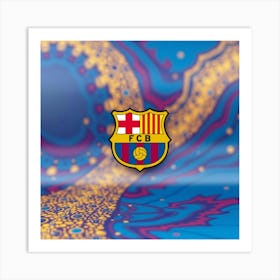 FC Barcelona Logo Wall Art 6 Art Print