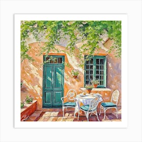 Cozy Patio Art Print