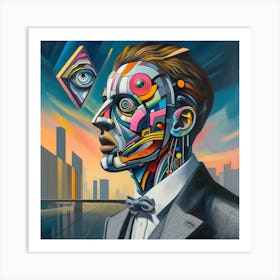 'The Man In The Suit' Art Print