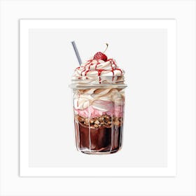 Ice Cream Sundae 17 Art Print