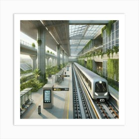 Shanghai Metro Station Art Print