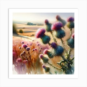 Thistle Art Print