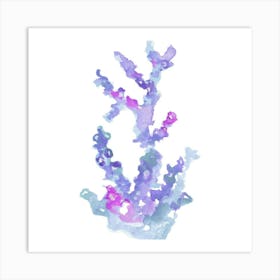 Coral Reef Watercolor Painting 1 Art Print