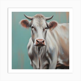 Cow painting Art Print