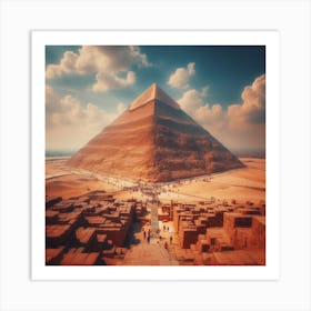 Great Pyramid Of Giza Art Print