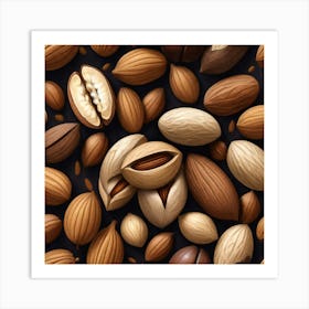 Almonds 3 Art Print