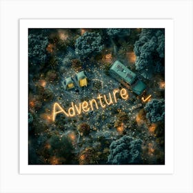 Adventure In The Forest Art Print