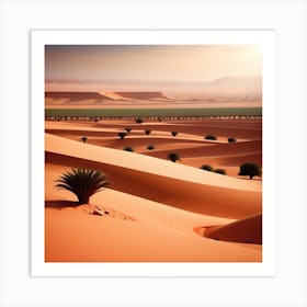 Desert Landscape 57 Art Print