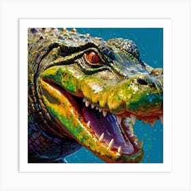 Alligator Art Print