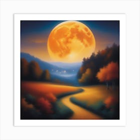 Harvest Moon Dreamscape 3 Art Print
