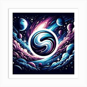 Galaxy Art Print