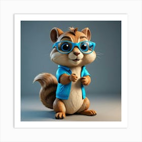 Chipmunk 19 Art Print