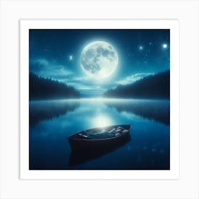 Full Moon Art Print