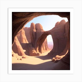 Arch In The Desert Art Print