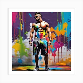 Bodybuilder 1 Art Print