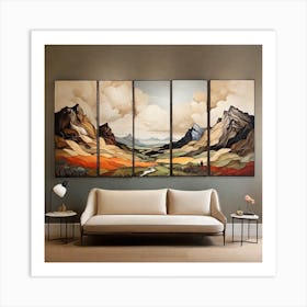 Landscape Painting 1 Art Print