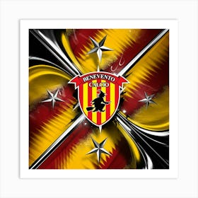 Benevento Calcio Logo Wall Art 18 Art Print