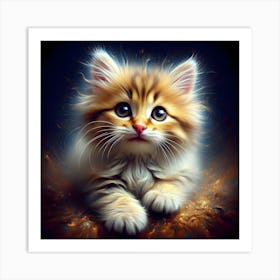 Cute Kitten 1 Art Print