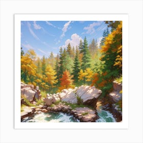 Waterfall Art Print