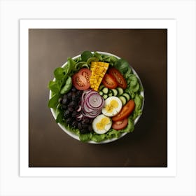 Default Create Unique Design Of Salad 1 Art Print