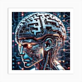 Artificial Intelligence Concept 1 Art Print