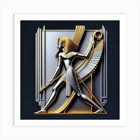 Egyptian Deity Art Print