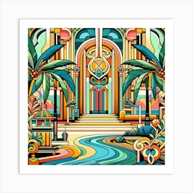 Egyptian Palace Art Print