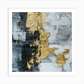 Abstract Gold Painting 1 Art Print