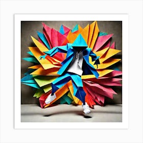 Origami Dancer 101 Art Print