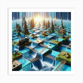 Games #17 by Cam Views Art Print