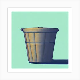 Trash Can Art Print