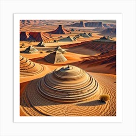 Desert Landscape Art Print