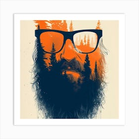 Bearded Man 1 Art Print