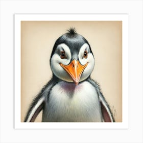 Penguin 12 Art Print