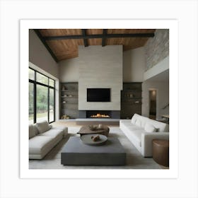 Modern Living Room 14 Art Print