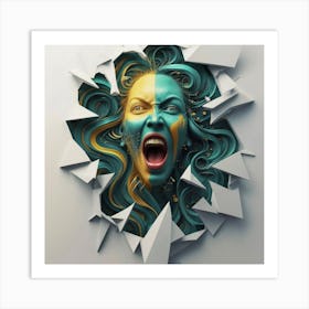 3d Stock Videos & Royalty-Free Footage Art Print