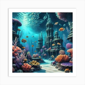 Underwater City Poster