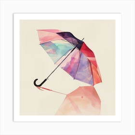 Watercolor Umbrella Art Print