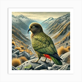 Kiwi Bird Art Print