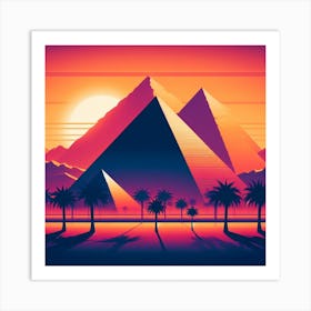 Egyptian Sunset Art Print