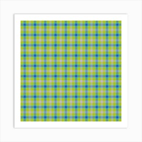 Plaid Pattern 13 Art Print