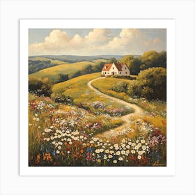 Meadow Road Art Print