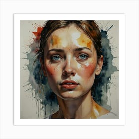 Portrait Of A Girl Art Print