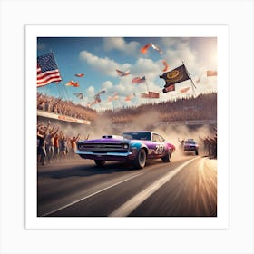 Drag Racing Art Print