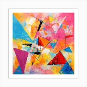 Juangisme Mindless Journey Abstract Art #7 Art Print