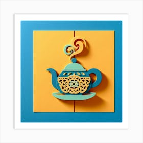 Decorative Tea Vibes 1 Art Print