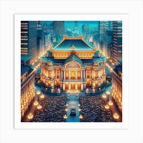 Tokyo Opera House Art Print