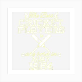 60 Year Old Birthday In May 1964 Best Cricket Players Art Print