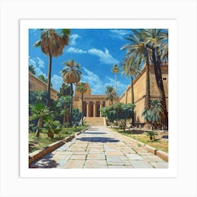 Egyptian Palace Art Print